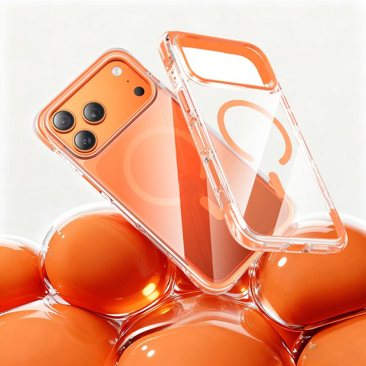 Coque de téléphone antichoc magnétique en TPU Airbag sous vide + Acrylique, Pour iPhone 17 Pro Max, Pour iPhone 17 Pro, Pour iPhone 17