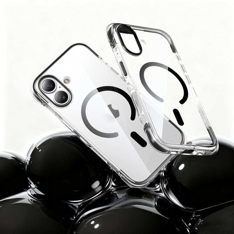 Coque de téléphone antichoc magnétique en TPU Airbag sous vide + Acrylique, Pour iPhone 17 Pro Max, Pour iPhone 17 Pro, Pour iPhone 17