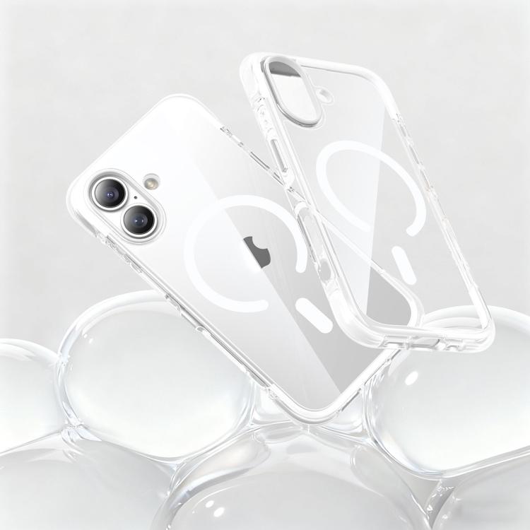 Coque de téléphone antichoc magnétique en TPU Airbag sous vide + Acrylique, Pour iPhone 17 Pro Max, Pour iPhone 17 Pro, Pour iPhone 17