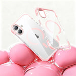 Coque de téléphone antichoc magnétique en TPU Airbag sous vide + Acrylique, Pour iPhone 17 Pro Max, Pour iPhone 17 Pro, Pour iPhone 17