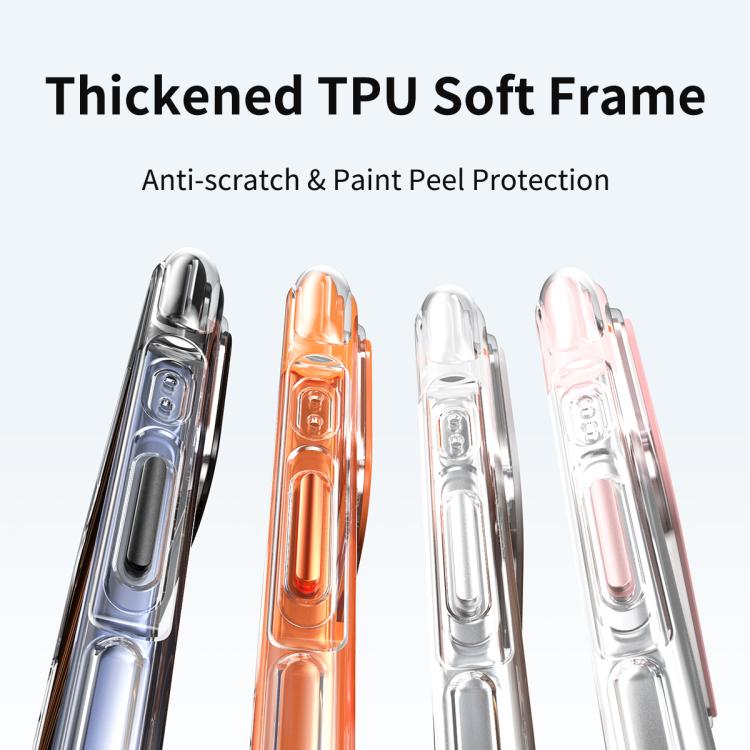 Coque de téléphone antichoc magnétique en TPU Airbag sous vide + Acrylique, Pour iPhone 17 Pro Max, Pour iPhone 17 Pro, Pour iPhone 17