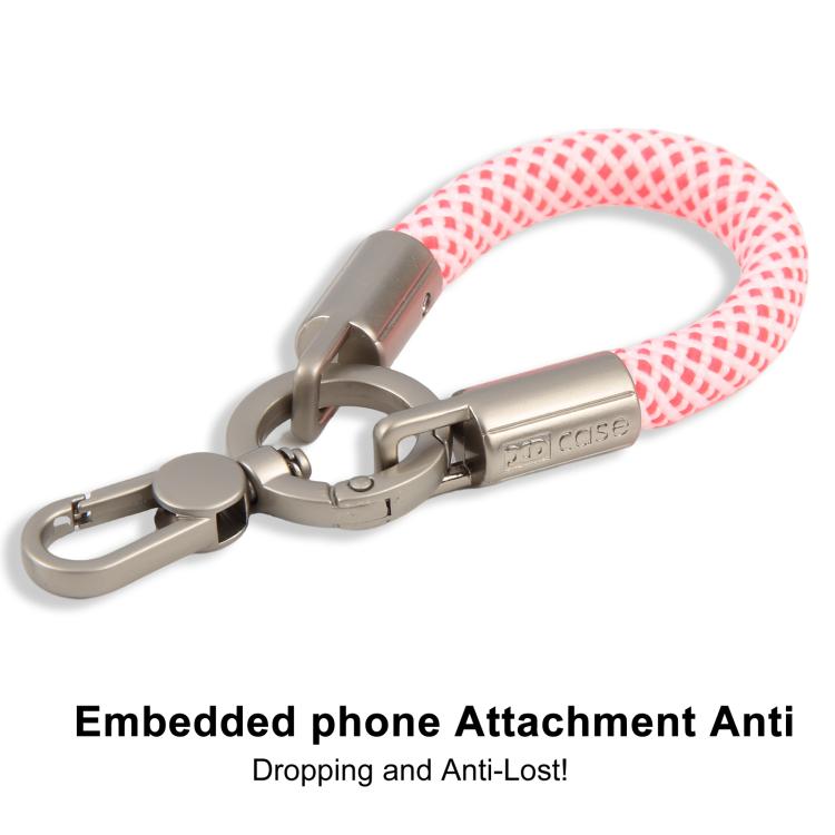 Dragonne anti-perte pour téléphone XDcase avec boucle métallique et joint, longueur : 10,6 cm