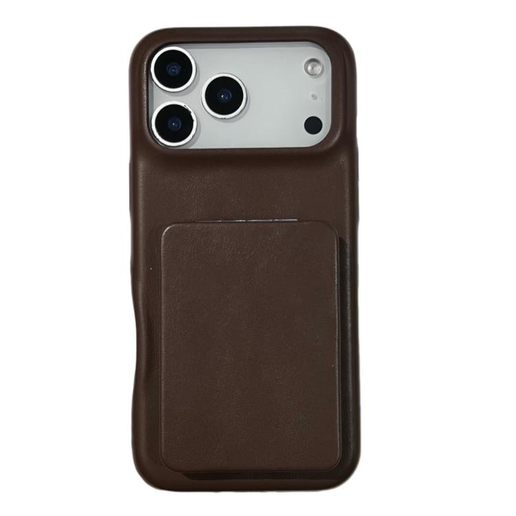 Coque de Téléphone Antichoc en Simili Cuir d'Agneau avec Miroir, Pour iPhone 17 Pro Max, Pour iPhone 17 Pro