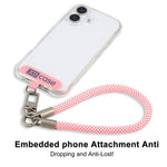 XDcase Dragonne anti-perte pour téléphone avec boucle métallique et joint, Longueur : 18,9 cm