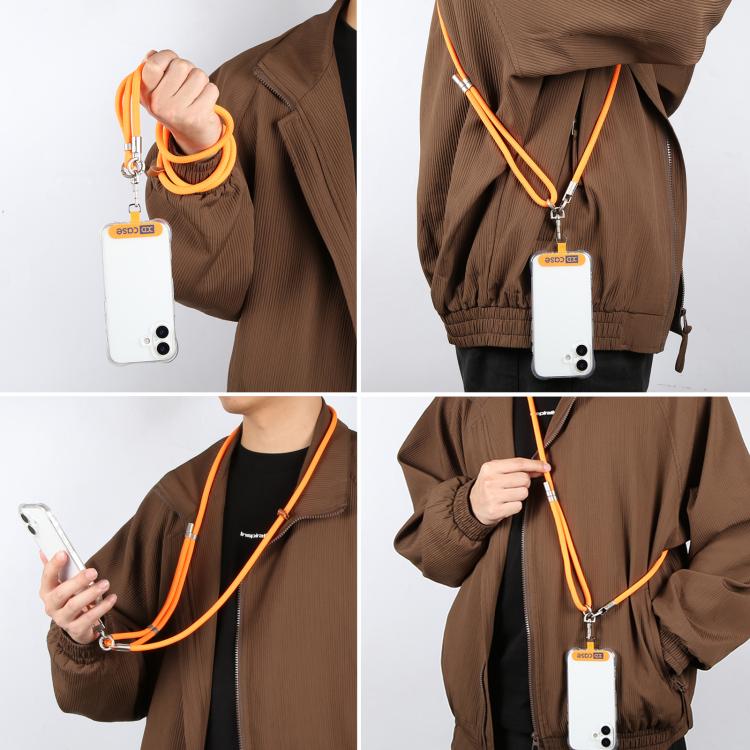 Dragonne de téléphone anti-perte XDcase avec boucle et joint en métal, longueur réglable : 41-77 cm