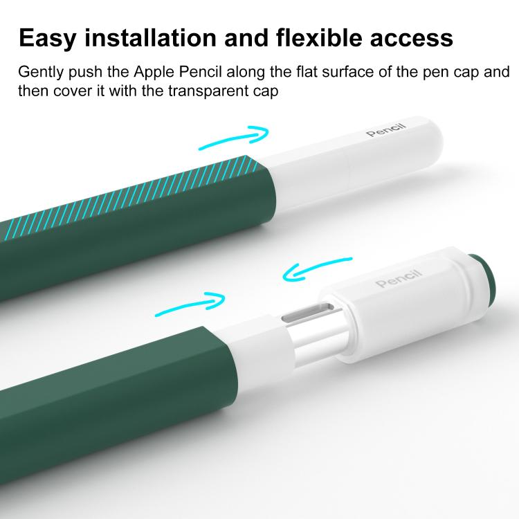 XDcase Jelly Manchon en silicone détachable pour stylet, compatible avec Apple Pencil USB-C / 3e génération