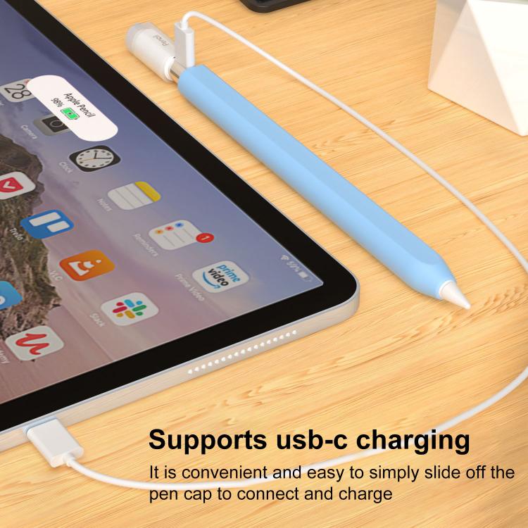 XDcase Jelly Manchon en silicone détachable pour stylet, compatible avec Apple Pencil USB-C / 3e génération