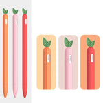 XDcase Étui de Stylet Anti-dérapant en Silicone Fruit & Légumes, Pour Apple Pencil Pro / 2