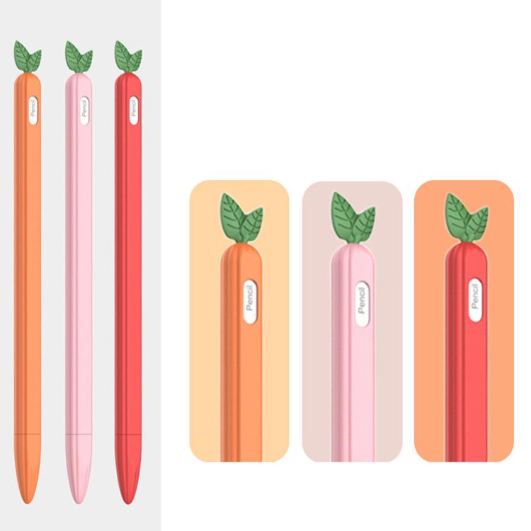XDcase Étui de Stylet Anti-dérapant en Silicone Fruit & Légumes, Pour Apple Pencil Pro / 2