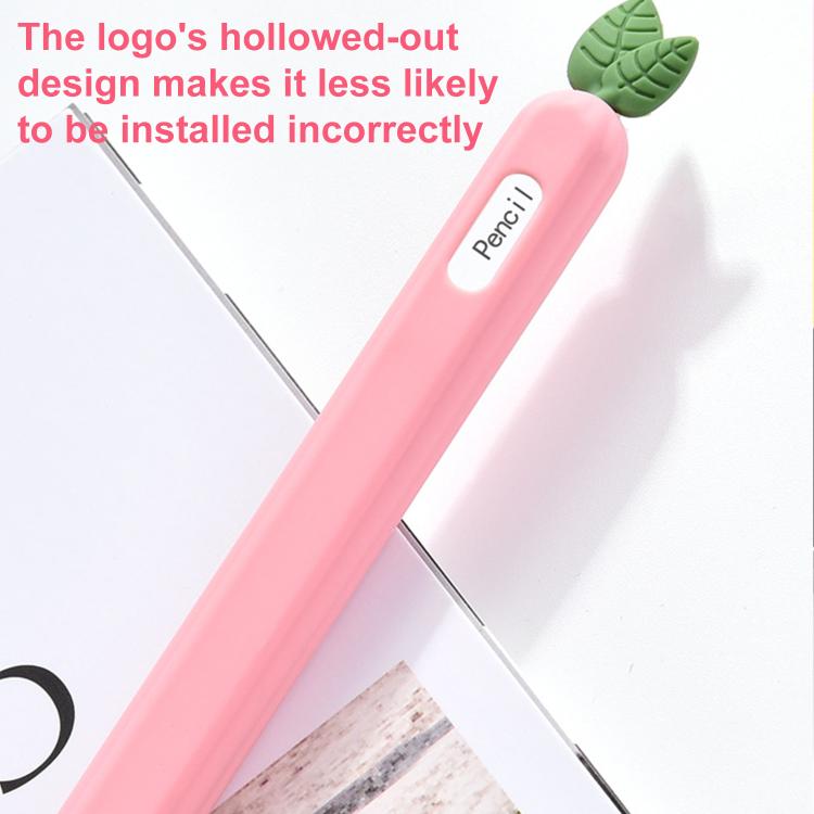 XDcase Étui de Stylet Anti-dérapant en Silicone Fruit & Légumes, Pour Apple Pencil Pro / 2
