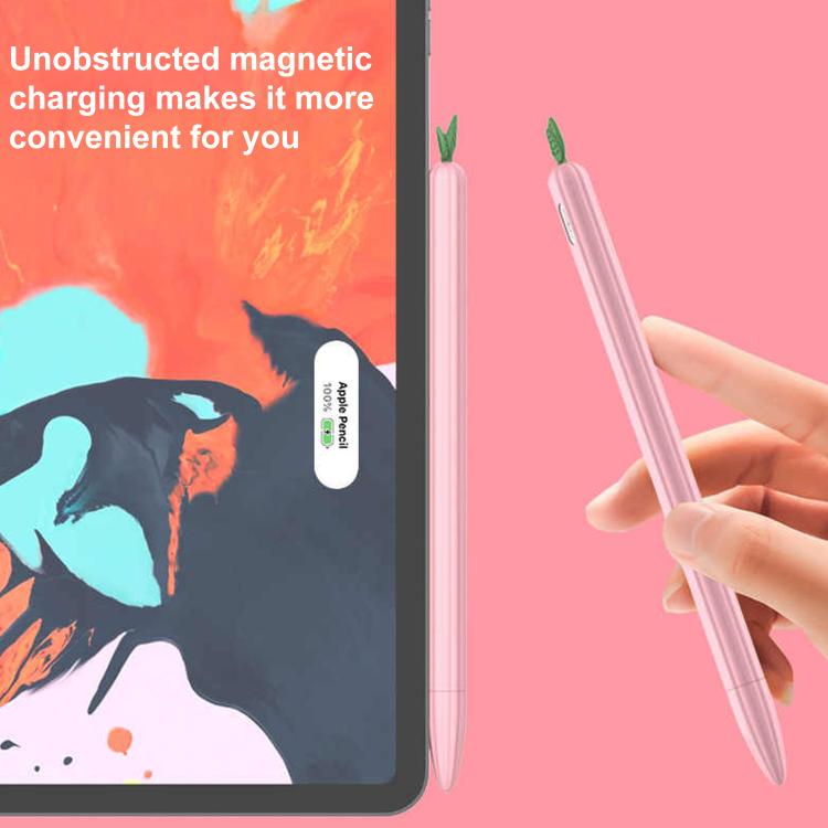 XDcase Étui de Stylet Anti-dérapant en Silicone Fruit & Légumes, Pour Apple Pencil Pro / 2