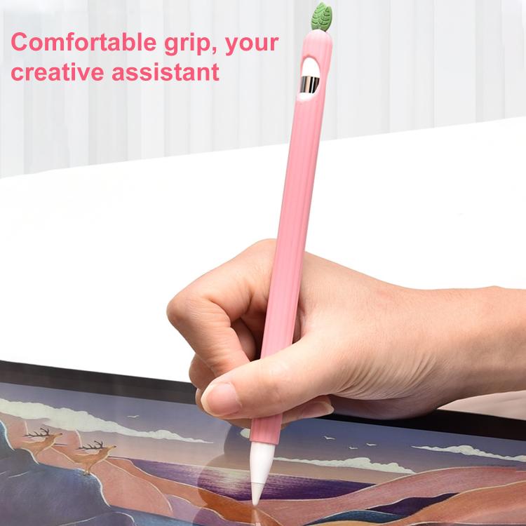 XDcase Étui de Stylet Anti-dérapant en Silicone Fruit & Légumes, Pour Apple Pencil Pro / 2