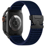 xDfind Bracelet de montre en nylon avec boucle de parachute et motif de montagne, pour Apple Watch 42 / 44 / 45 / 46 / 49mm, pour Apple Watch 38 / 40 / 41 / S10 42mm
