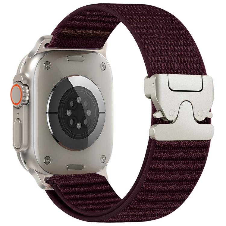xDfind Bracelet de montre en nylon avec boucle de parachute et motif de montagne, pour Apple Watch 42 / 44 / 45 / 46 / 49mm, pour Apple Watch 38 / 40 / 41 / S10 42mm