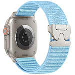 xDfind Bracelet de montre en nylon avec boucle de parachute et motif de montagne, pour Apple Watch 42 / 44 / 45 / 46 / 49mm, pour Apple Watch 38 / 40 / 41 / S10 42mm