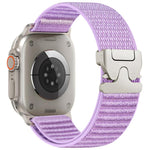xDfind Bracelet de montre en nylon avec boucle de parachute et motif de montagne, pour Apple Watch 42 / 44 / 45 / 46 / 49mm, pour Apple Watch 38 / 40 / 41 / S10 42mm