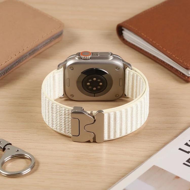 xDfind Bracelet de montre en nylon avec boucle de parachute et motif de montagne, pour Apple Watch 42 / 44 / 45 / 46 / 49mm, pour Apple Watch 38 / 40 / 41 / S10 42mm