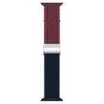 Bracelet de montre en nylon tressé avec boucle xDfind, pour Apple Watch 42 / 44 / 45 / 46 / 49mm, pour Apple Watch 38 / 40 / 41 / S10 42mm