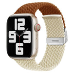 Bracelet de montre en nylon tressé avec boucle xDfind, pour Apple Watch 42 / 44 / 45 / 46 / 49mm, pour Apple Watch 38 / 40 / 41 / S10 42mm
