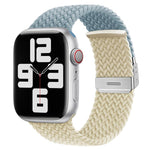 Bracelet de montre en nylon tressé avec boucle xDfind, pour Apple Watch 42 / 44 / 45 / 46 / 49mm, pour Apple Watch 38 / 40 / 41 / S10 42mm