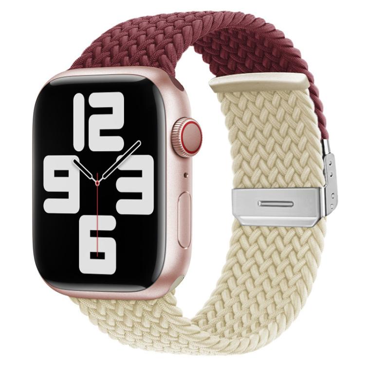 Bracelet de montre en nylon tressé avec boucle xDfind, pour Apple Watch 42 / 44 / 45 / 46 / 49mm, pour Apple Watch 38 / 40 / 41 / S10 42mm