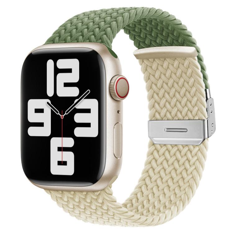 Bracelet de montre en nylon tressé avec boucle xDfind, pour Apple Watch 42 / 44 / 45 / 46 / 49mm, pour Apple Watch 38 / 40 / 41 / S10 42mm