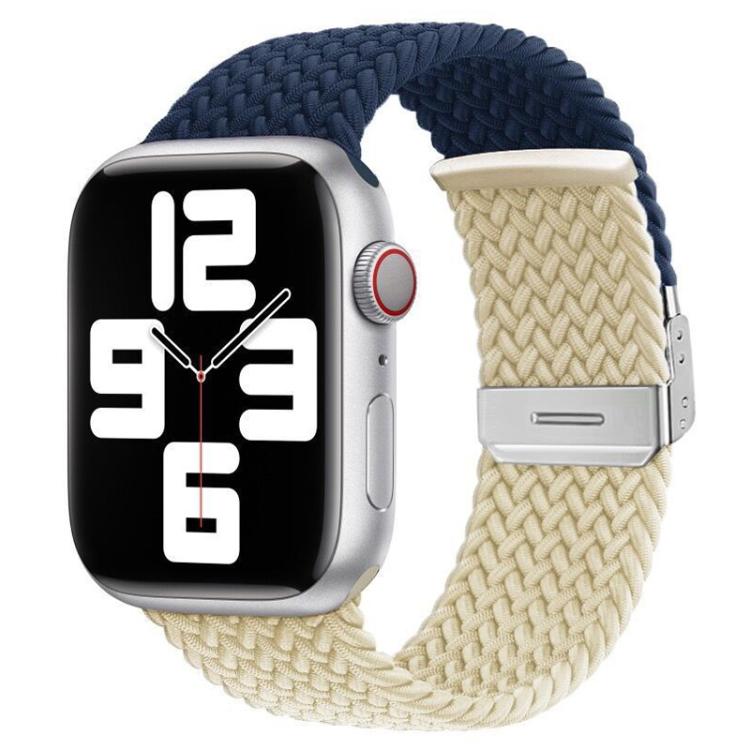 Bracelet de montre en nylon tressé avec boucle xDfind, pour Apple Watch 42 / 44 / 45 / 46 / 49mm, pour Apple Watch 38 / 40 / 41 / S10 42mm