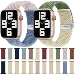 Bracelet de montre en nylon tressé avec boucle xDfind, pour Apple Watch 42 / 44 / 45 / 46 / 49mm, pour Apple Watch 38 / 40 / 41 / S10 42mm