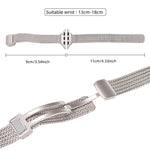 xDfind Bracelet de Montre en Acier Inoxydable avec Boucle Magnétique Épi de Blé, Pour Apple Watch 42 / 44 / 45 / 46 / 49mm, Pour Apple Watch 38 / 40 / 41 / S10 42mm