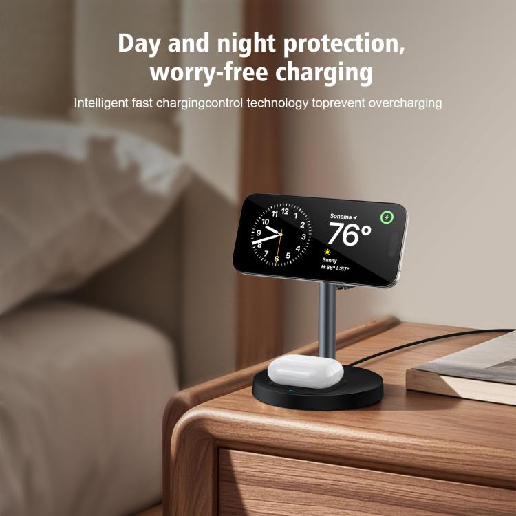 Q11 Chargeur magnétique sans fil multifonction 3-en-1 20W