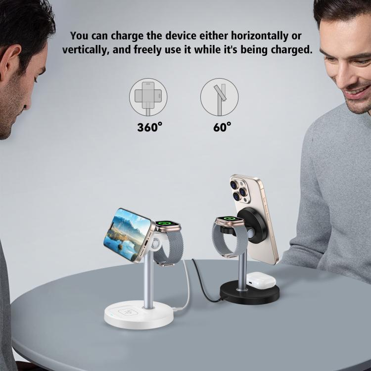 Q11 Chargeur magnétique sans fil multifonction 3-en-1 20W