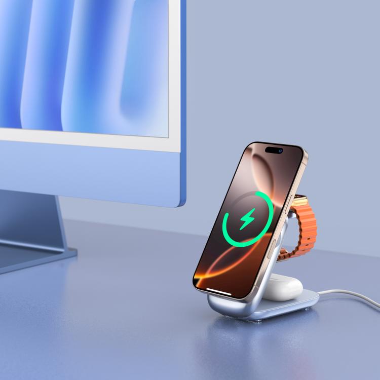 Chargeur magnétique sans fil multifonctionnel 3 en 1 W72Q 20W