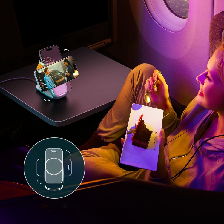 Chargeur magnétique sans fil multifonctionnel 3 en 1 W72Q 20W