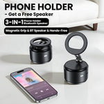 Support magnétique multifonctionnel pour téléphone avec enceinte Bluetooth, A5 (Noir), A5 (Bleu foncé)