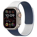 xDfind Bracelet de montre en silicone magnétique texturé litchi à color-blocking, pour Apple Watch 42 / 44 / 45 / 46 / 49mm, pour Apple Watch 38 / 40 / 41 / S11 42mm
