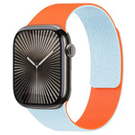 xDfind Bracelet de montre en silicone magnétique texturé litchi à color-blocking, pour Apple Watch 42 / 44 / 45 / 46 / 49mm, pour Apple Watch 38 / 40 / 41 / S11 42mm