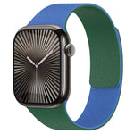 xDfind Bracelet de montre en silicone magnétique texturé litchi à color-blocking, pour Apple Watch 42 / 44 / 45 / 46 / 49mm, pour Apple Watch 38 / 40 / 41 / S11 42mm