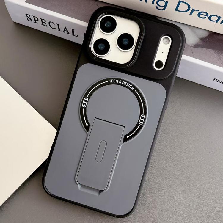 Coque de téléphone magnétique hybride en TPU effet peau avec béquille, pour iPhone 17 Pro Max, pour iPhone 17 Pro, pour iPhone 17, pour iPhone 16 Pro Max, pour iPhone 16 Pro, pour iPhone 16, pour iPhone 15 Pro Max, pour iPhone 15 Pro