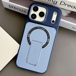 Coque de téléphone magnétique hybride en TPU effet peau avec béquille, pour iPhone 17 Pro Max, pour iPhone 17 Pro, pour iPhone 17, pour iPhone 16 Pro Max, pour iPhone 16 Pro, pour iPhone 16, pour iPhone 15 Pro Max, pour iPhone 15 Pro