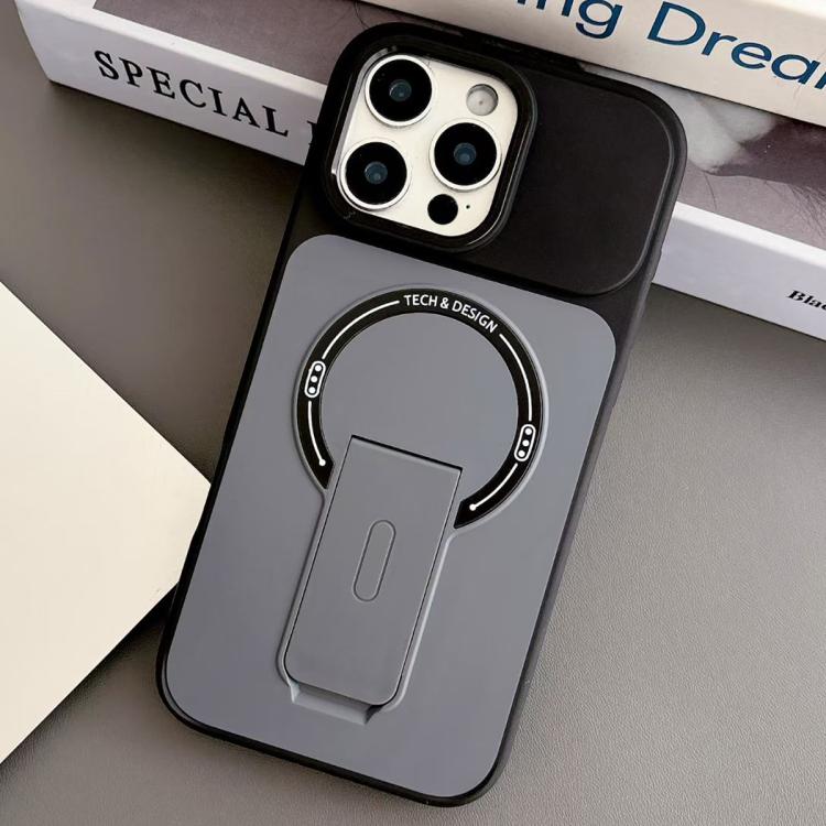 Coque de téléphone magnétique hybride en TPU effet peau avec béquille, pour iPhone 17 Pro Max, pour iPhone 17 Pro, pour iPhone 17, pour iPhone 16 Pro Max, pour iPhone 16 Pro, pour iPhone 16, pour iPhone 15 Pro Max, pour iPhone 15 Pro