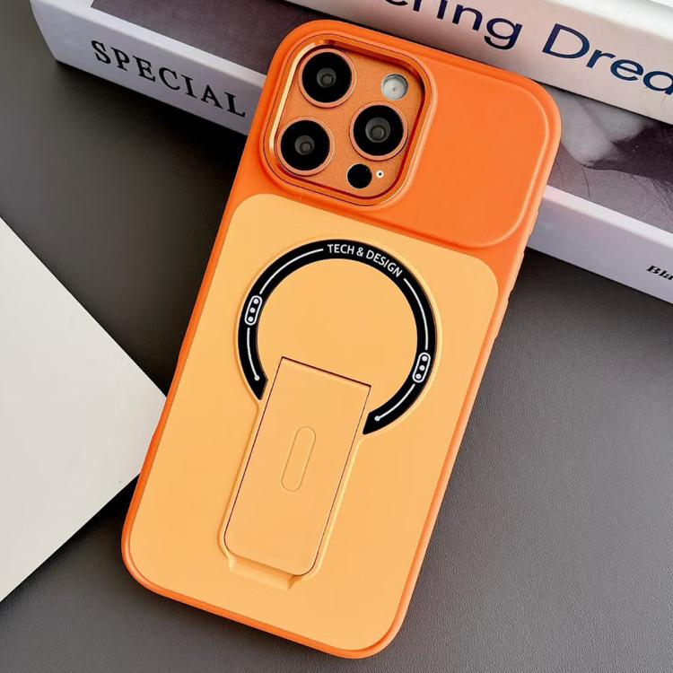 Coque de téléphone magnétique hybride en TPU effet peau avec béquille, pour iPhone 17 Pro Max, pour iPhone 17 Pro, pour iPhone 17, pour iPhone 16 Pro Max, pour iPhone 16 Pro, pour iPhone 16, pour iPhone 15 Pro Max, pour iPhone 15 Pro