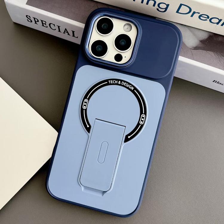 Coque de téléphone magnétique hybride en TPU effet peau avec béquille, pour iPhone 17 Pro Max, pour iPhone 17 Pro, pour iPhone 17, pour iPhone 16 Pro Max, pour iPhone 16 Pro, pour iPhone 16, pour iPhone 15 Pro Max, pour iPhone 15 Pro