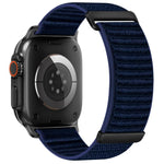 xDfind Bracelet de montre en nylon à motif de montagne à deux sections, pour Apple Watch 42 / 44 / 45 / 46 / 49mm, pour Apple Watch 38 / 40 / 41 / S11 42mm