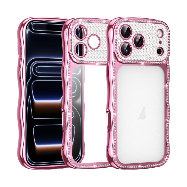 Coque de téléphone en TPU antichoc plaquée en forme d'étoile torsadée ondulée, pour iPhone 17 Pro Max, pour iPhone 17 Pro, pour iPhone 17, pour iPhone 16 Pro Max, pour iPhone 16 Pro, pour iPhone 16