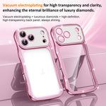 Coque de téléphone en TPU antichoc plaquée en forme d'étoile torsadée ondulée, pour iPhone 17 Pro Max, pour iPhone 17 Pro, pour iPhone 17, pour iPhone 16 Pro Max, pour iPhone 16 Pro, pour iPhone 16