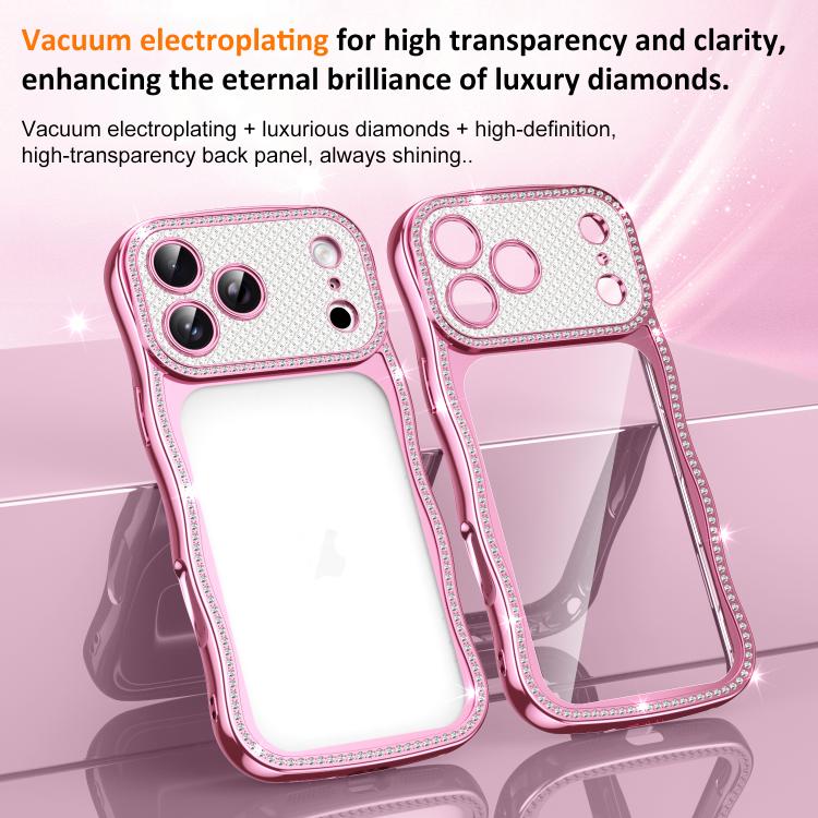 Coque de téléphone en TPU antichoc plaquée en forme d'étoile torsadée ondulée, pour iPhone 17 Pro Max, pour iPhone 17 Pro, pour iPhone 17, pour iPhone 16 Pro Max, pour iPhone 16 Pro, pour iPhone 16