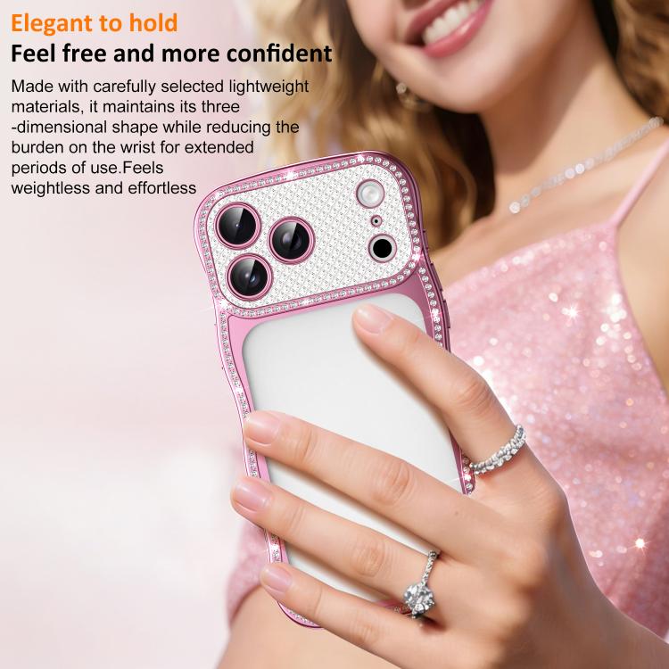 Coque de téléphone en TPU antichoc plaquée en forme d'étoile torsadée ondulée, pour iPhone 17 Pro Max, pour iPhone 17 Pro, pour iPhone 17, pour iPhone 16 Pro Max, pour iPhone 16 Pro, pour iPhone 16