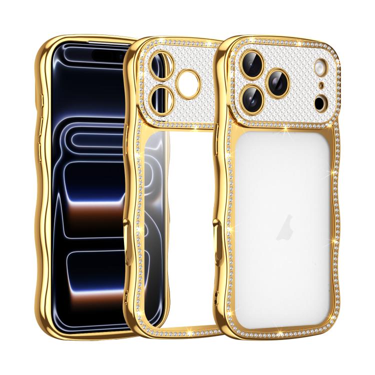 Coque de téléphone en TPU antichoc plaquée en forme d'étoile torsadée ondulée, pour iPhone 17 Pro Max, pour iPhone 17 Pro, pour iPhone 17, pour iPhone 16 Pro Max, pour iPhone 16 Pro, pour iPhone 16