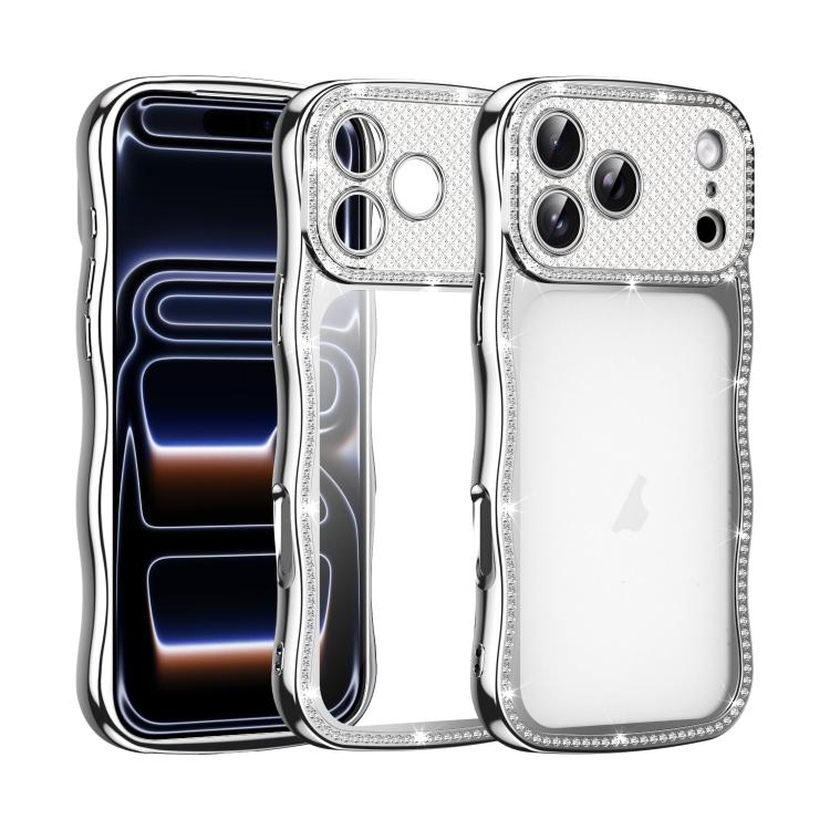 Coque de téléphone en TPU antichoc plaquée en forme d'étoile torsadée ondulée, pour iPhone 17 Pro Max, pour iPhone 17 Pro, pour iPhone 17, pour iPhone 16 Pro Max, pour iPhone 16 Pro, pour iPhone 16