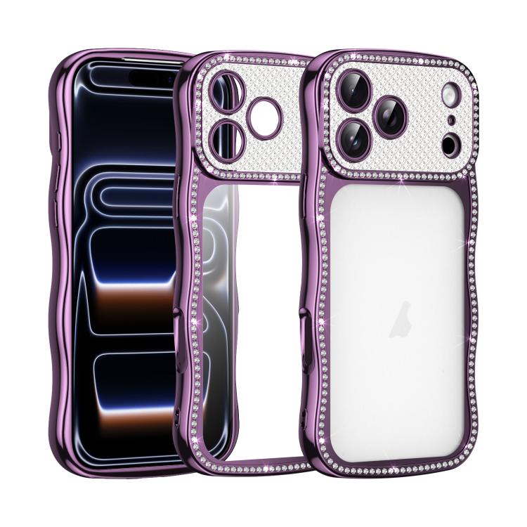 Coque de téléphone en TPU antichoc plaquée en forme d'étoile torsadée ondulée, pour iPhone 17 Pro Max, pour iPhone 17 Pro, pour iPhone 17, pour iPhone 16 Pro Max, pour iPhone 16 Pro, pour iPhone 16